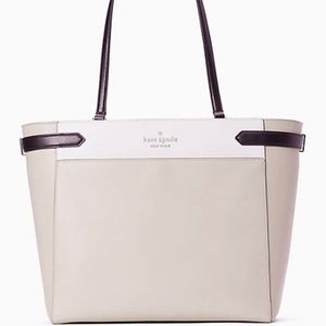 Kate Spade Staci color block laptop tote bag